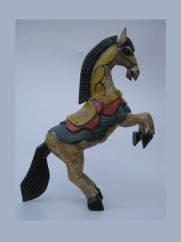 Carved horse 19 inch tall handpainted